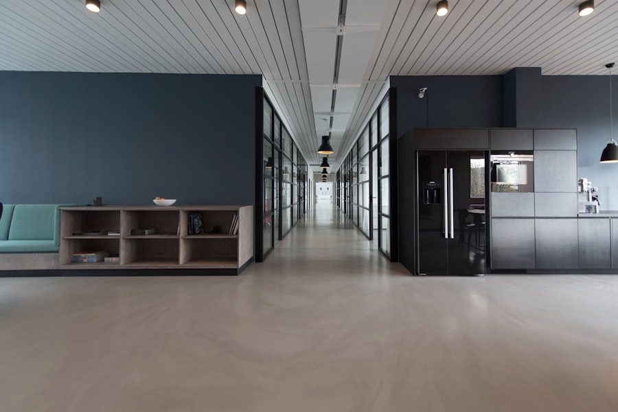Reception and waiting area inside the guidance office with seating for visitors